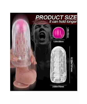 Space Capsule Remote Controlled Vibrating Masturbator