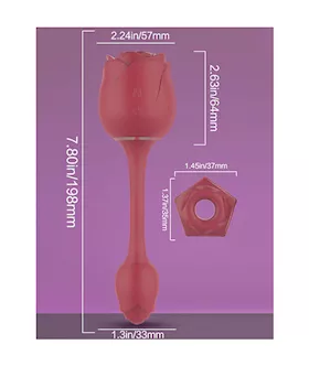 Amore Immortal Flower Double Ended Vibrator