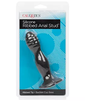 Silicone Ribbed Anal Stud
