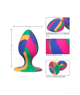 Cheeky Tie-dye Butt Plug