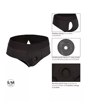 Her Royal Harness Backless Brief  S/m