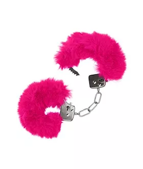 Ultra Fluffy Furry Cuffs Pink