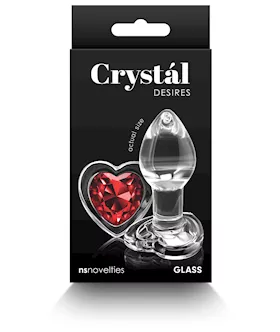 Crystal Desires Red Heart Small