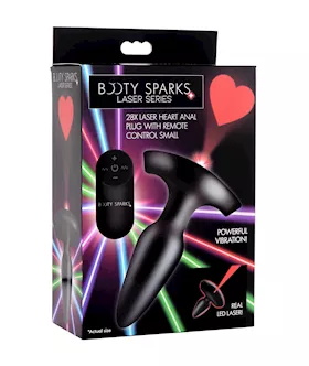 Booty Sparks 28x Laser Heart Anal Plug