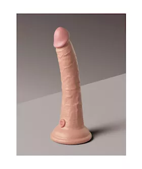 King Cock Elite Dual Density Vibe Silicone Dildo