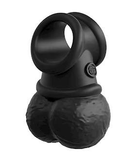 King Cock Elite Ultimate Vibrating Silicone Body Dock Kit
