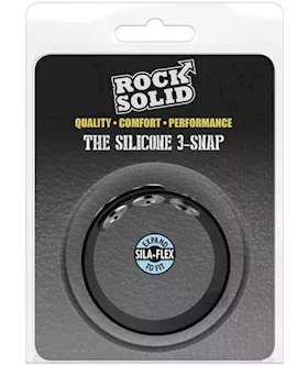 Rock Solid The Silicone 3 Snap Black