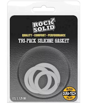 Rock Solid Tri Pk Silicone Gasket White