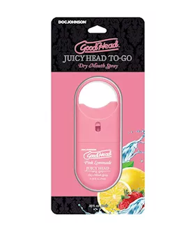 Goodhead Juicy Head Dry Mouth Spray To-go Pink Lemonade