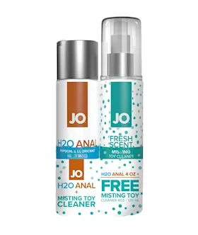 System Jo H2o Anal Original Lubricant + Misting Toy Cleaner