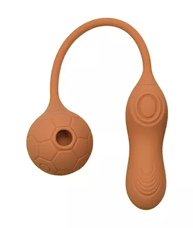 Football Fan Suction Vibrator With Love Egg
