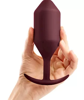 B-vibe Snug Plug 5 Dark Red
