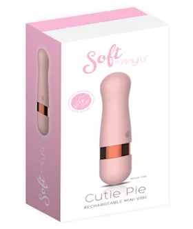 Soft By Playful Cutie Pie Rechargeable Mini Vibe Pink