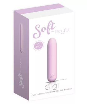 Soft By Playful Gigi - Full Silicone Rechargeable Bullet Purple