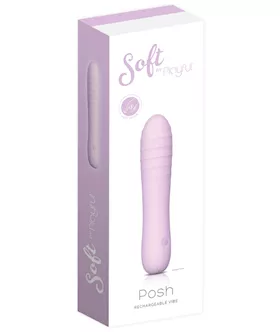 Soft By Playful Posh - Rechargeable Vibrator Purple