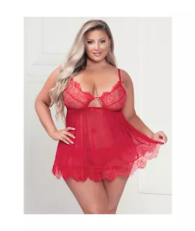Sweet Temptation 2-piece Babydoll Set