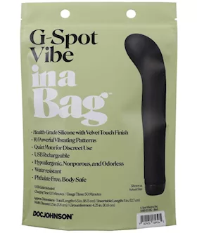 G-spot Vibe In A Bag Black