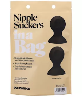 Nipple Suckers In A Bag Black