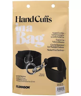 Handcuffs In A Bag Black