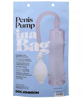 Penis Pump In A Bag Clear