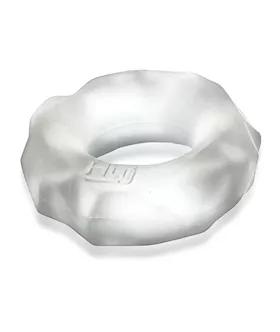 Hunkyjunk Fractal Tactile Cockring Clear Ice