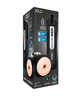Zolo Long Stroke Vibrating Masturbator