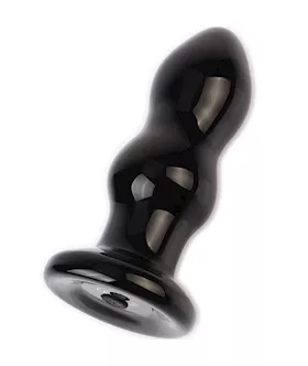 Eris Infinity Vibrating Glass Butt Plug