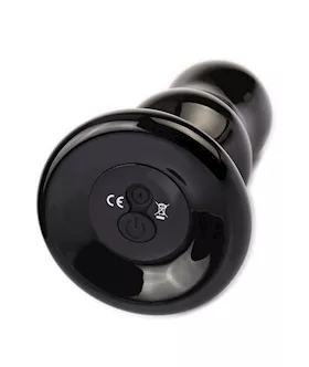 Eris Infinity Vibrating Glass Butt Plug