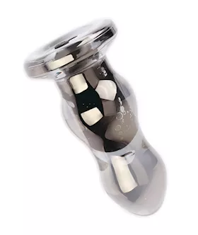 Luci Infinity Vibrating Glass Butt Plug