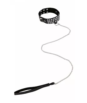 Kinki Studded Collar With Leash