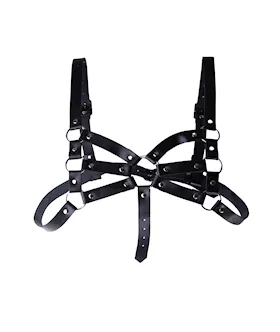 Faux Leather Full Body Harness