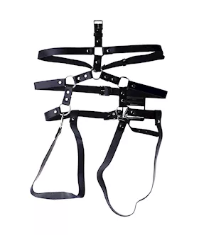 Faux Leather Full Body Harness