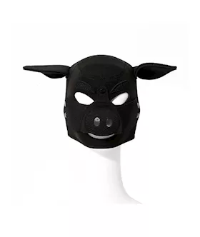 Pig Play Hood With Detachable Snout