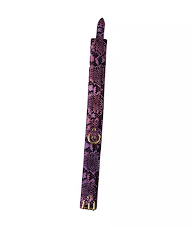 Share Satisfaction Snake-print Bondage Set In Handbag