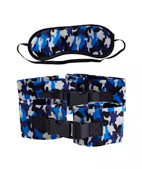 Camouflage Mask and Cuffs Set