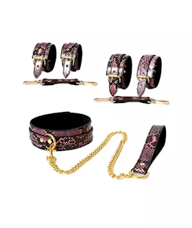 Share Satisfaction Snake-print Set