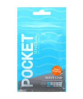 Pocket Tenga Wave Line Stroker