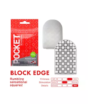 POCKET TENGA Block Edge Stroker