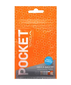 Pocket Tenga Hexa-brick Stroker