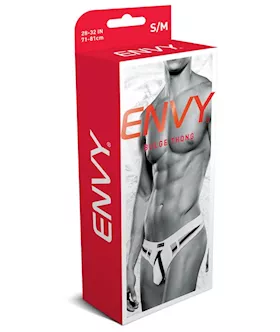 Envy Bulge Thong - White - S/m Bx
