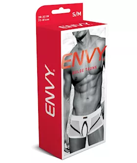 Envy Bulge Trunk - White - S/m Bx