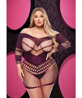 Bling Bling Halter Dress  Purple  Q ENV