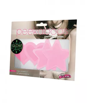 Peekaboo Gitd Heartsstars Hot Pink