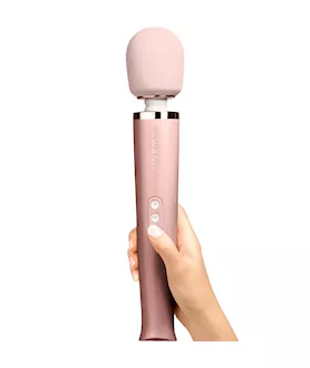 Le Wand Plugin Vibrating Massager Rose Gold