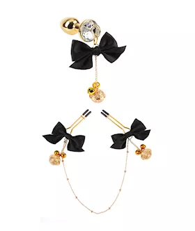 Sexy Temptress Nipple Clamp and Plug Kit