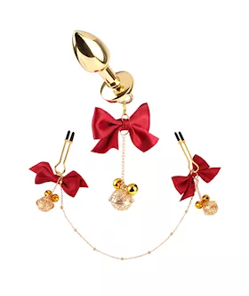 Sexy Temptress Nipple Clamp and Plug Kit