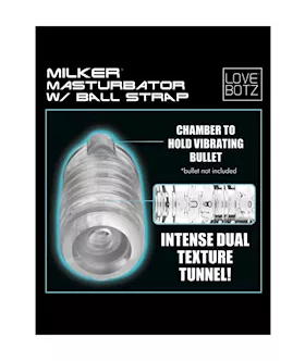 Lovebotz Milker Masturbator With Ball Strap