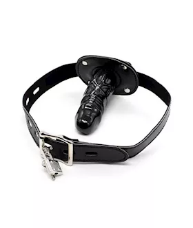 Kinki Dildo Gag With Padlock