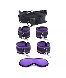 Kinki Bed Restraint Set With Mask