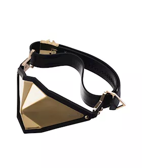 Lockink Golden Punker Muzzle Gag Set 